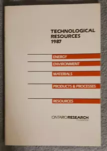 Ontario Research Foundation-Technological Resources Vintage 1987 - Picture 1 of 1