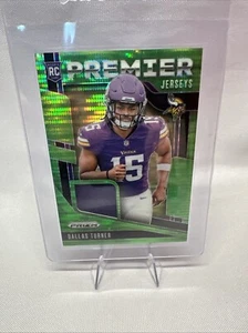 2024 Panini Prizm - Premier Jerseys Neon Green Pulsar Prizm Dallas Turner RC - Bild 1 von 2