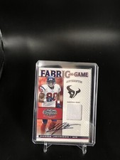ANDRE JOHNSON 2007 DONRUSS CERTIFIED  PATCH 2/10 AUTOGRAPH GAME WORN JERSEY