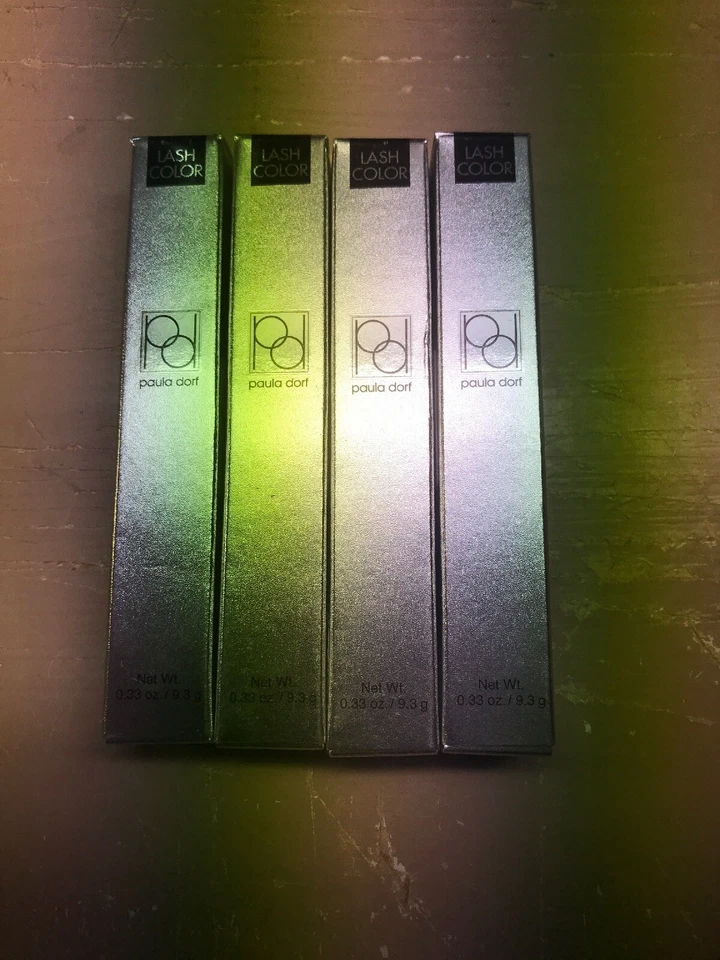 Lote de 4 pestañas Paula Dorf color, azul marinero, 0,33 oz Foto 1 de 3