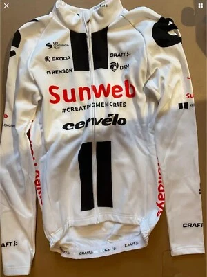 Team Sunweb Craft Mens Trainee Long Sleeved Thermal Jersey Various Sizes - Image 1 of 2