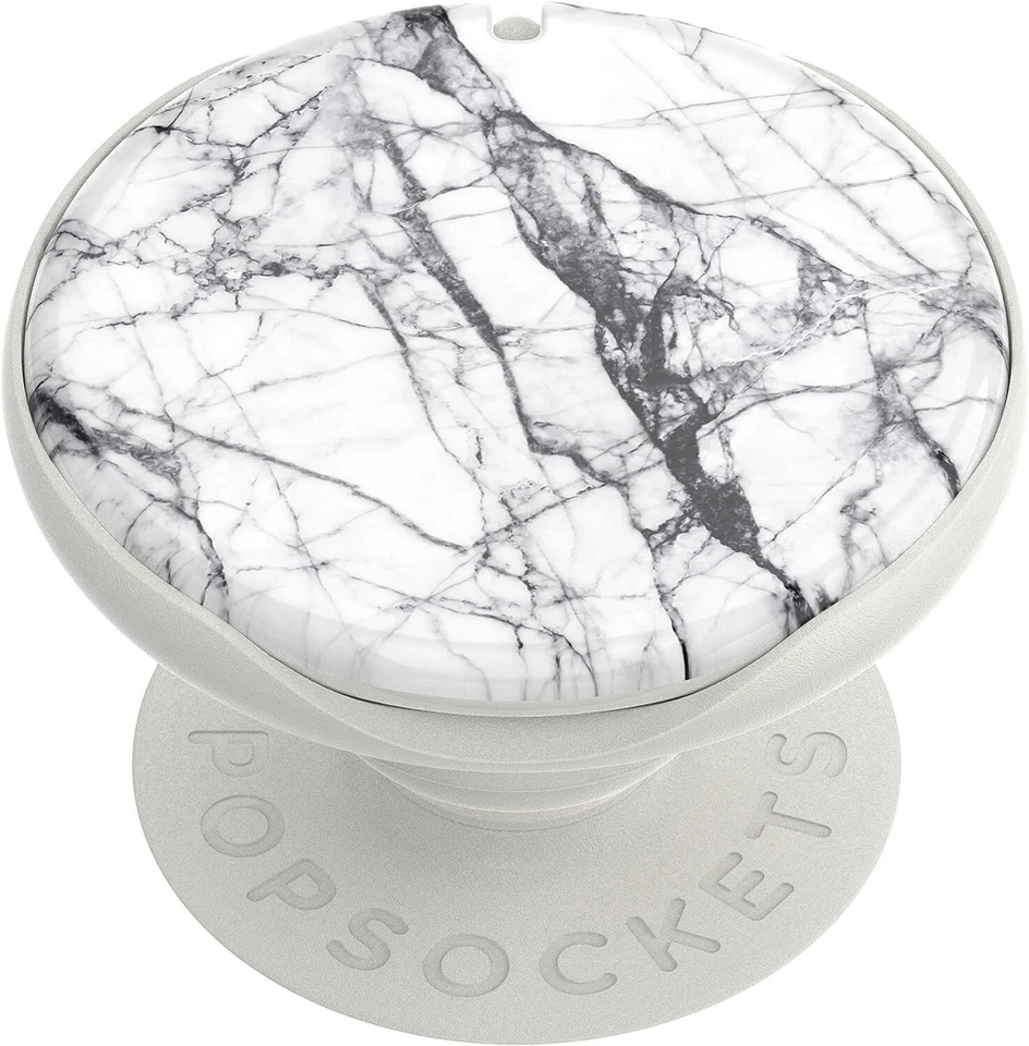 PopSockets PopMirror: Swappable Grip and Mirror for Phones and Tablets - Marble - Image 1 of 4