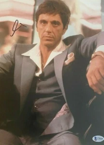 Foto firmada autografiada de Al Pacino 11x14 Scarface Padrino Beckett Certificado de Autenticidad - Imagen 1 de 1