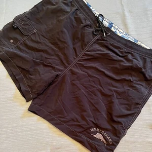 Costume da bagno uomo Tommy Bahama Relax pantaloncini da bagno fodera in rete nero blu XL - Foto 1 di 10