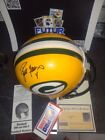 Brett Favre Signed Green Bay Packers Authentic Custom Drip Full Size Helmet Coa