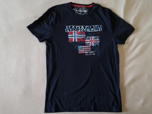 Napapijri Herren T-Shirt, Gr. L, Blau, Baumwolle - Bild 1 von 4