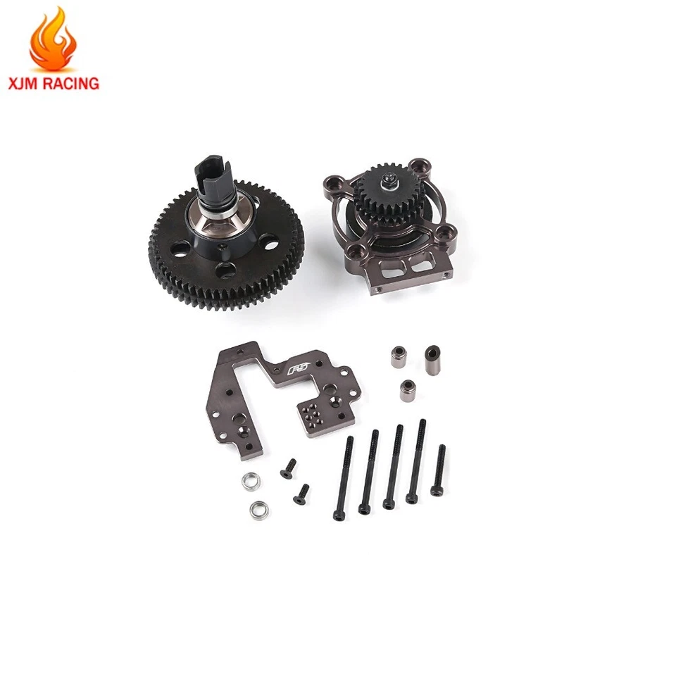 2-speed Gearbox 24T 63T and 29T 58T Gear Kit Fit For 1/5 ROFUN RV F5 MCD XS5 RR5 - Image 1 of 4