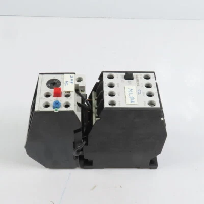 Siemens 3TF4022-0A 7.5HP 20A Contactor 120V Coil W/ 3UA50 00-1G Overload 4-6.3A - Image 1 of 4