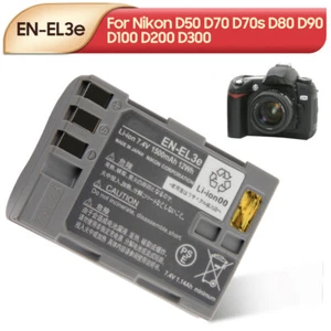 Original Battery EN-EL3E For Nikon D50 D70s D80 D90 D100 D200 D300S D300 D700 - Picture 1 of 9