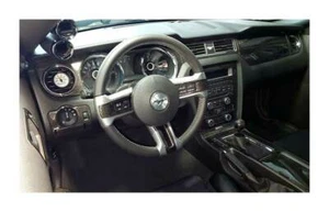 Interior Carbon Fiber Dash Trim Kit for Ford Mustang 10 -14 w/o navigation sys. - Picture 1 of 5