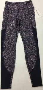 Athleta Women 27” Rainier Printed Mesh Tight 657546 Blue Floral Size 1X - Picture 1 of 3