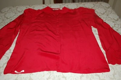 Padovanella, Camicetta seta, Rosso lacca, tg 48, usata - Immagine 1 di 4
