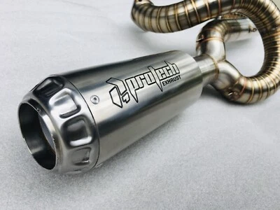 2-1 Pipes Exhaust Fit Harley Davidson Motorcycle Sportster 883 1200   - Image 1 of 4