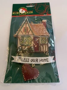 Kurt S.Adler Bless Our Home Ornament Neu - Bild 1 von 6
