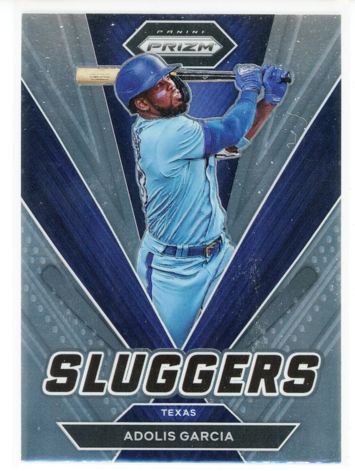 2022 Panini Prizm Baseball Sluggers #SL-8 Adolis Garcia (Rangers) - Image 1 of 1