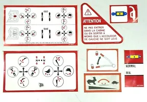 SICHERHEITSAUFKLEBER FÜR JCB MINIBAGGER (verschieden, siehe Angebot) - Bild 1 von 5