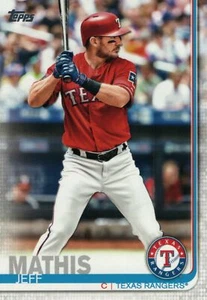 #681 Jeff Mathis Texas Rangers 2019 Topps Series 2 Baseball Card GAM - Picture 1 of 2