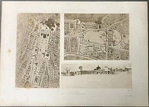 Architectural Print    Tony Garnier   Monuments Antiques: Tusculum   Circa 1910 - Picture 1 of 4