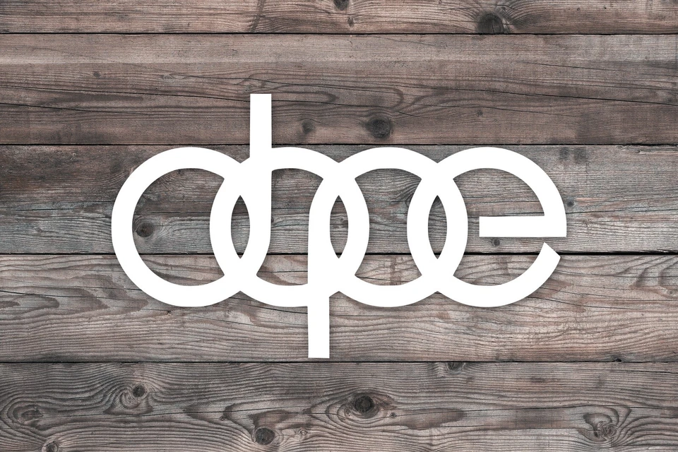 Dope Audi Decal Sticker Vinyl Graphics - Image 1 of 4