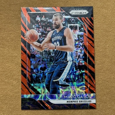 2018-19 Panini Prizm Marc Gasol #136 Tiger Stripe Prizm Memphis Grizzlies Rare - Image 1 of 4