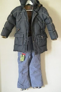 NAPAPIJRI Daunenmantel & Skilatz Gr. 6 Unisex Navy Blau Puffer Parka WARM Skibekleidung - Bild 1 von 10