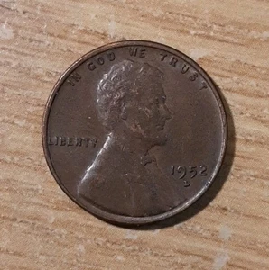 1952-D LINCOLN WHEAT PENNY DENVER ONE 1 CENT MM15 - Picture 1 of 2