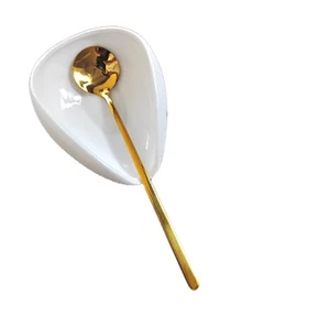Coffee Spoon Rest, Mini Coffee Spoon Holder, Small Ceramic Spoon Rest for Cof... - Picture 1 of 7