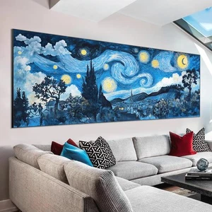 Large Diamond Art Kits for Adults Starry Night Tree, Diamond Art Landscape, Larg - Picture 1 of 7
