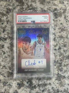 2023 Hoops Chet Holmgren Hoops Ink Holo Auto Card #HI-HOL PSA 9 - Picture 1 of 2