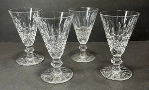 Set of 4 Waterford Crystal Tramore 4½” Cordial Wine Glasses - Picture 1 of 3