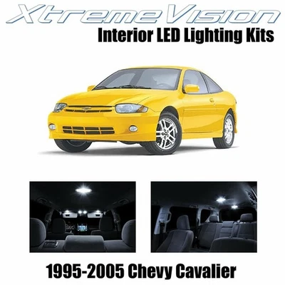 LED interior XtremeVision para Chevy Cavalier 1995-2005 (6 piezas) blanco puro Foto 1 de 4