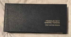 VINTAGE 1969 FRANKLIN MINT CASINO First Edition GAMING TOKENS 24 Piece PROOF SET - Picture 1 of 20