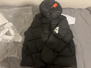 Palace Pertex Balaclava Puffa 2025 Puffer Jacket Black Size Medium IN HAND ✅  - Picture 1 of 3