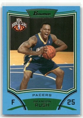 Bowman #149 Brandon Rush Blue #/499 2008-09 Foto 1 de 2