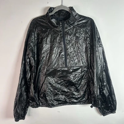 Chaqueta para mujer Under Armour UA metálica negra talla mediana Foto 1 de 4