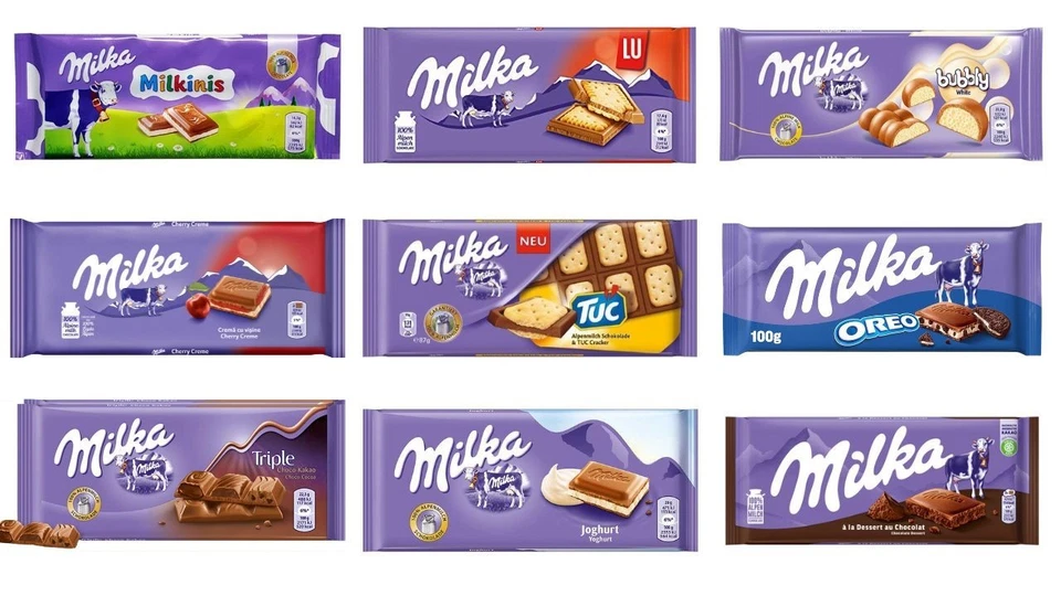Milka Chocolates VARIETY 87g-100g 2/4/8 pc Bundles USA SELLER Free SHIP