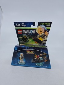 LEGO Dimensions Back to the Future Doc Brown & Train Fun Pack 71230 NEW - SEALED