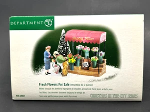 DEPT 56 CHRISTMAS IN THE CITY ACCESSORY "FRESH FLOWERS FOR SALE #58597 NEW - Picture 1 of 5