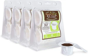 Ez-Cup Disposable Paper Filters with Patented Lid Design for Reusable Coffee Pod - Picture 1 of 12