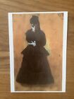 1 Kunst Postkarte, Lydia, Frau mit Fernglas / Opernglas, Edgar Degas, Neu