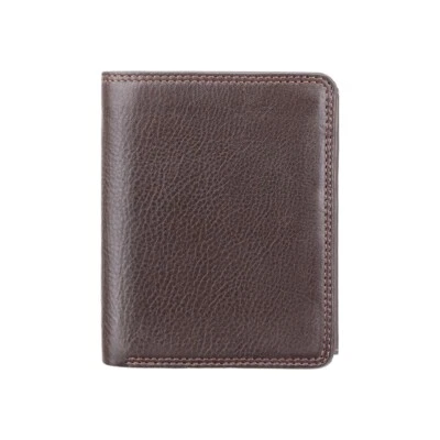 Visconti Heritage-11 Soft Thin Leather Quad Fold Wallets (Brown) - Image 1 of 4