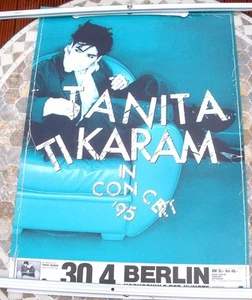 TANITA TIKARAM 1995 tour poster 33 x 23 original - Picture 1 of 1