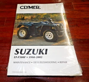CLYMER Repair Manual Suzuki LT-F 500 F 1998 - 2002 NEW! - Imagen 1 de 2