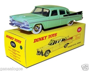 Disponibile DINKY Toys Atlas DODGE Royal Sedan Bicolore 1/43 Rif. 191 IN Box - Bild 1 von 1