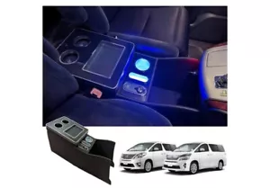 TOYOTA ALPHARD VELLFIRE 20 Series Armrest Center Console Box LED USB Port - Bild 1 von 10