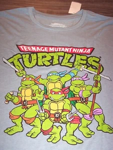 Vintage Style TEENAGE MUTANT NINJA TURTLES  T-Shirt BIG & TALL 3XLT 3XL NEW - Picture 1 of 3