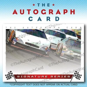 Blanko Rennkarten Die Autogrammkarte! F-1 Nascar Auto - Bild 1 von 1