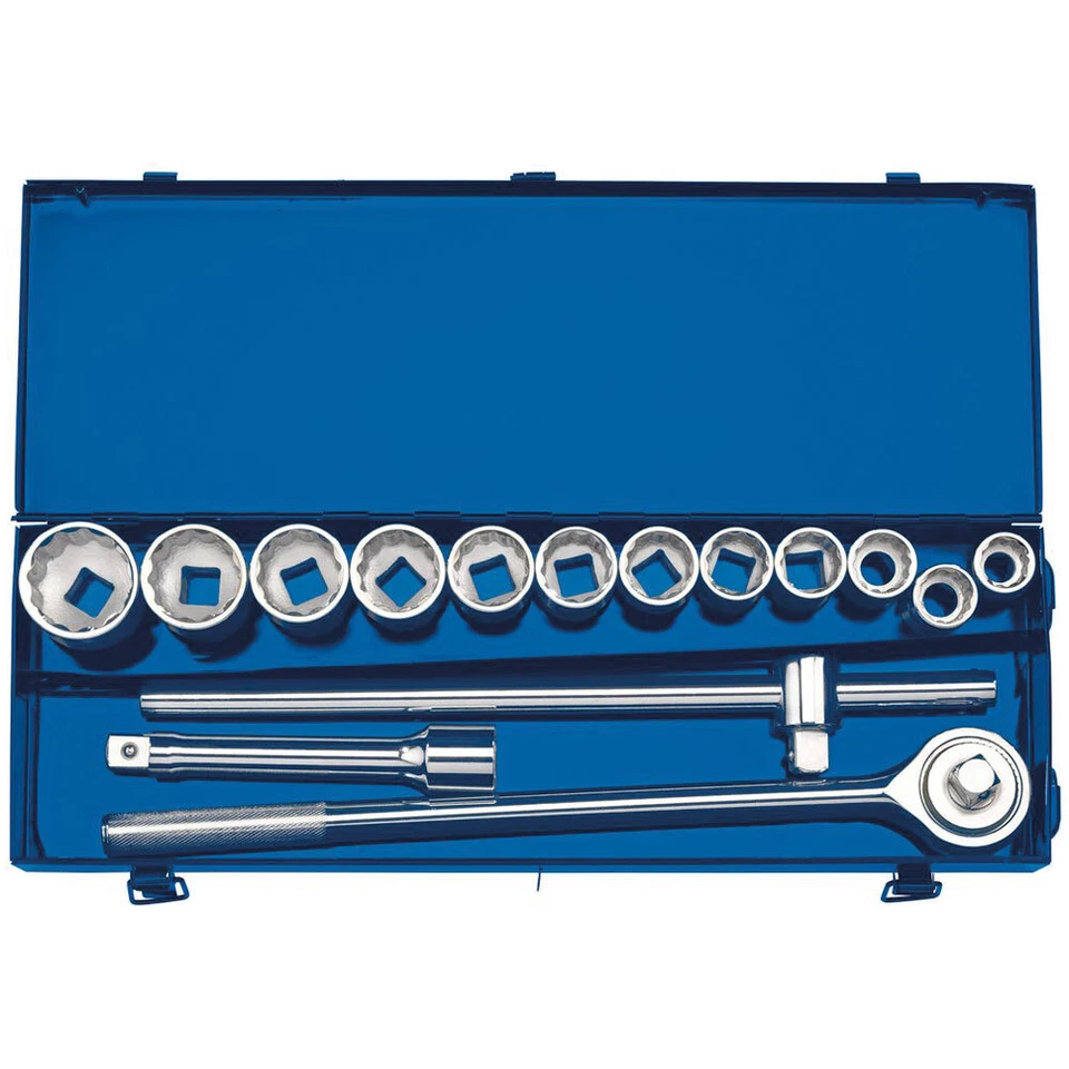 Draper 41760cm Cuadrado Dr. Métrico Enchufe Set en Estuche de Metal (15 Pieza) - Imagen 1 de 1