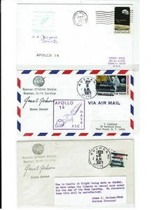 Apollo 14 Feb1971 Space 3 Covers Tracking Stations: NORTH CAROLINA !! - Picture 1 of 1