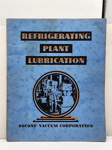 Socony Vacuum Corp. Refrigerating Plant Lubrication Plans & Specs c.1933 YY - Foto 1 di 13
